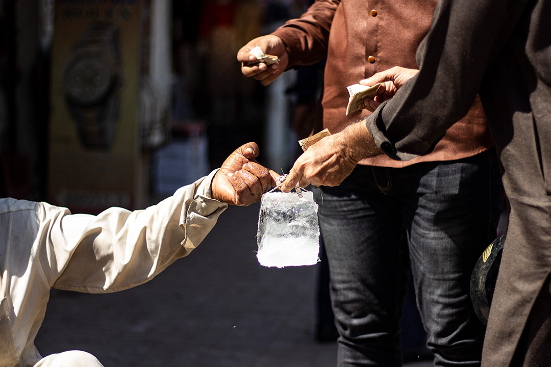 Purchasing Blocks of Ice